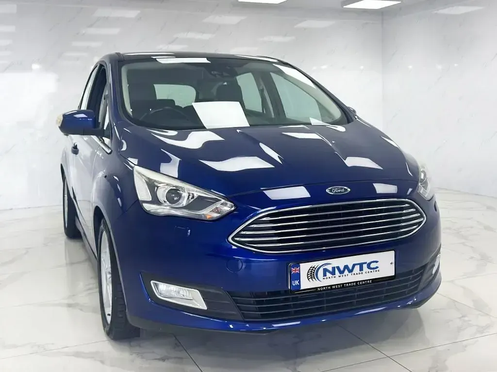 Used Ford C-MAX Titanium X 125 HP (91 kW) 2018 Blue MPV