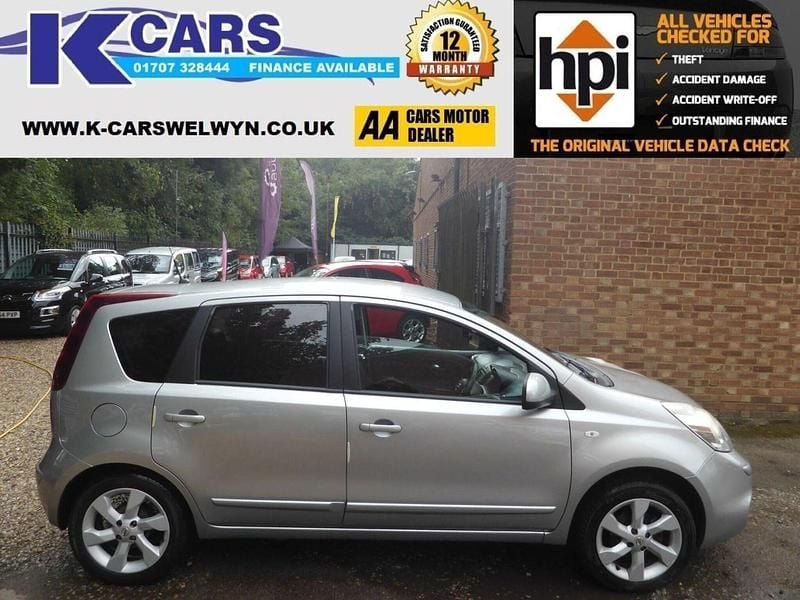 Silver Used 2010 Nissan Note Tekna MPV | £5,495 (Expensive) - Image 1/3