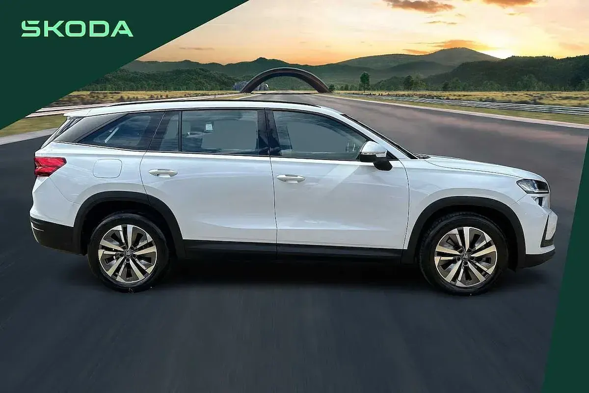Used Skoda Kodiaq SE 110 HP (80 kW) 2025 Moon white metallic SUV