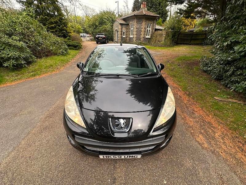 Used Peugeot 207 CC GT 2010 Black Cabriolet