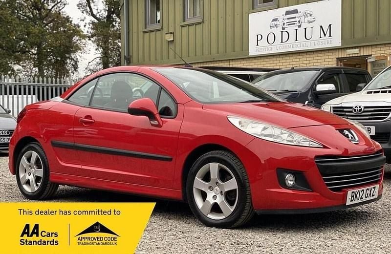 Red Used 2012 Peugeot 207 CC Active Cabriolet | £3,490 (Fair price) - Image 1/3