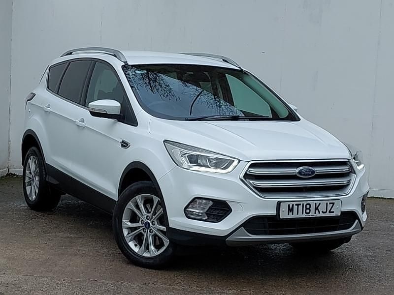 Used Ford Kuga Titanium 120 HP (88 kW) 2018 White SUV
