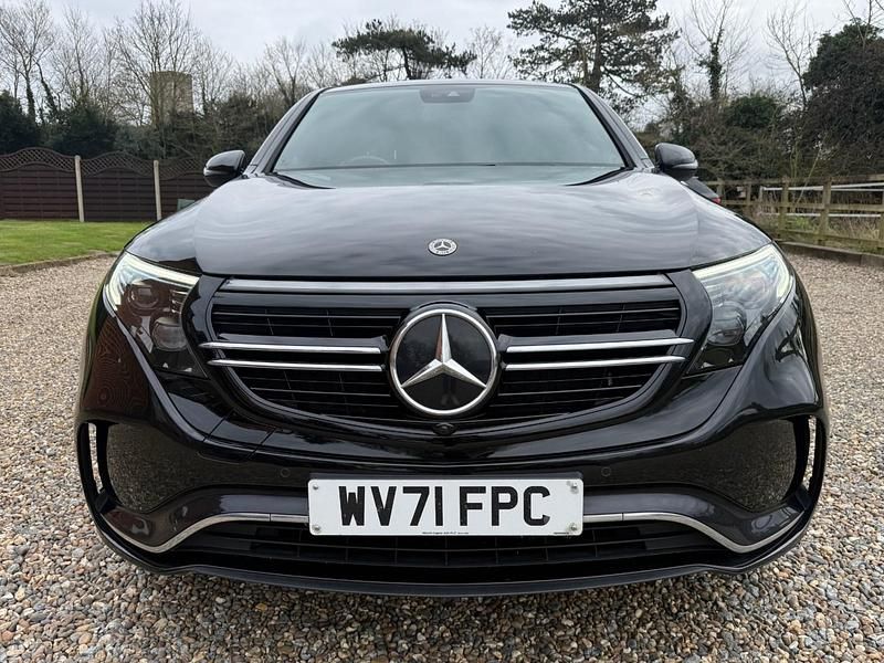 Used Mercedes EQC400 AMG line 300 kW (408 HP) 2021 Black SUV