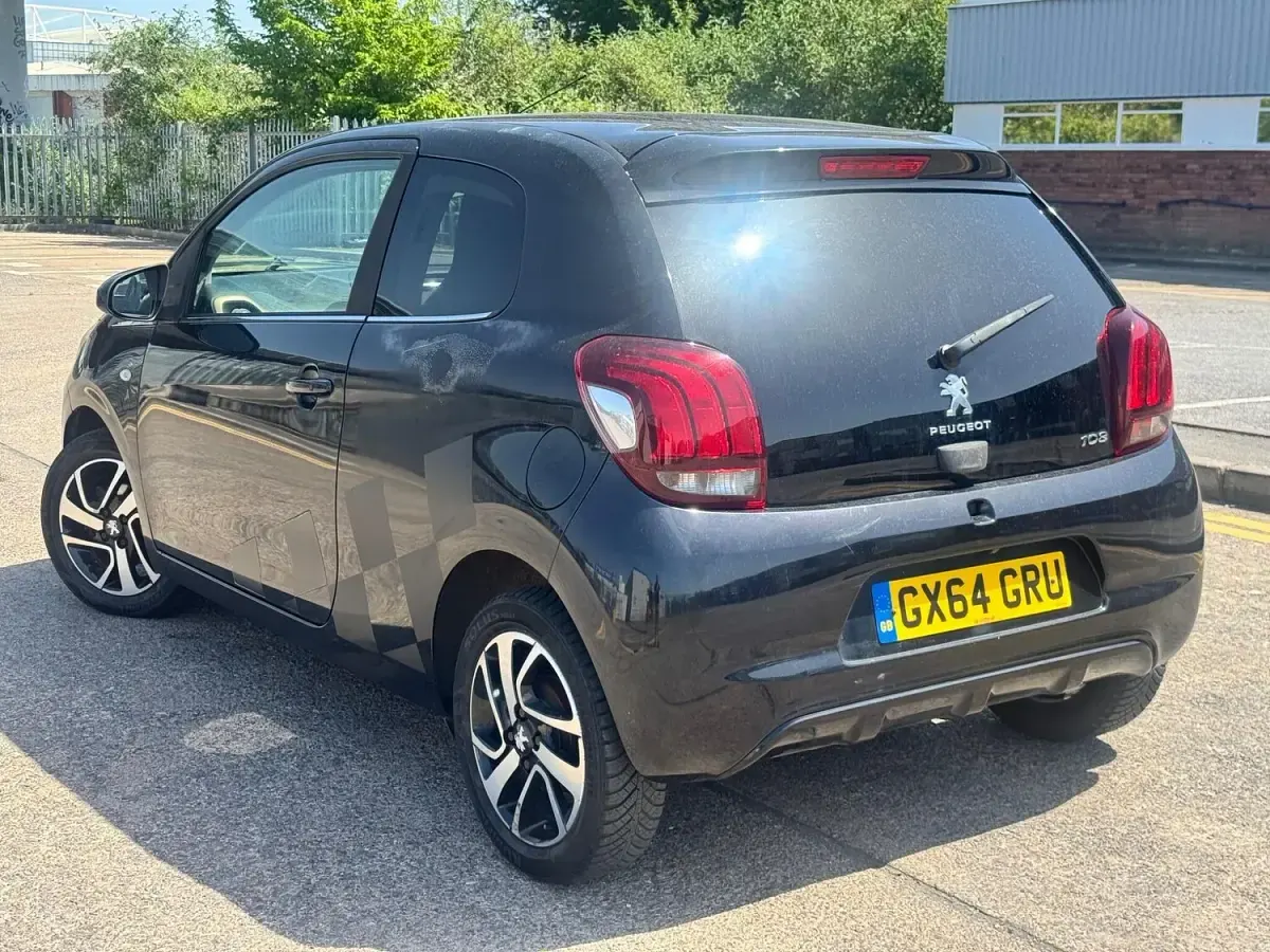 Used Peugeot 108 Allure 82 HP (60 kW) 2014 Black Hatchback