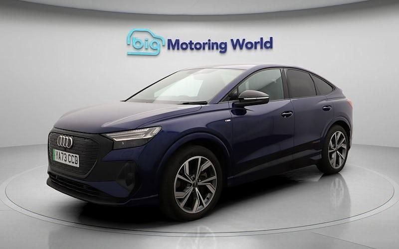 Used Audi Q4 Sportback e-tron 150 kW (204 HP) 2022 Blue SUV