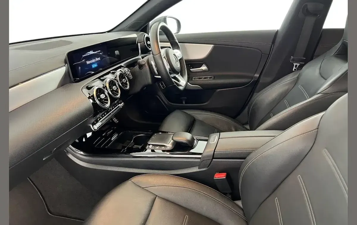 Used Mercedes CLA180 AMG line 136 HP (100 kW) 2021 Mountain grey Coupe