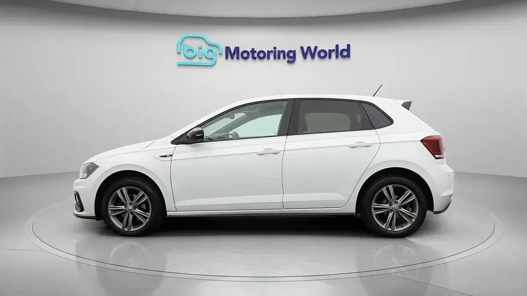Gebraucht VW Polo R-line 115 PS (84 kW) 2019 Weiß Kleinwagen