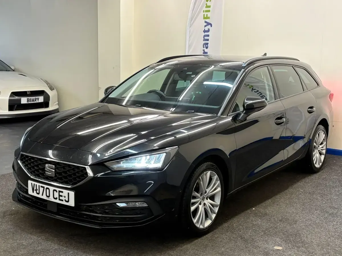 Second-hand Seat Leon SE Dynamic 130 CP (95 kW) 2020 Negru Break