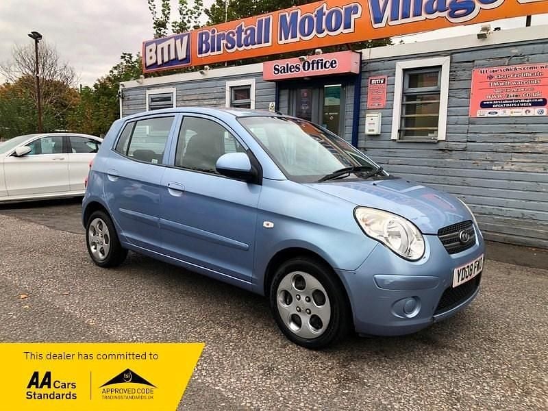 Used Kia Picanto 64 HP (47 kW) 2008 Blue Hatchback