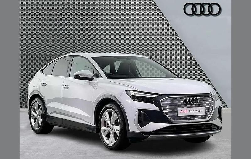 Used Audi Q4 Sportback e-tron S-Line 150 kW (204 HP) 2023 White SUV