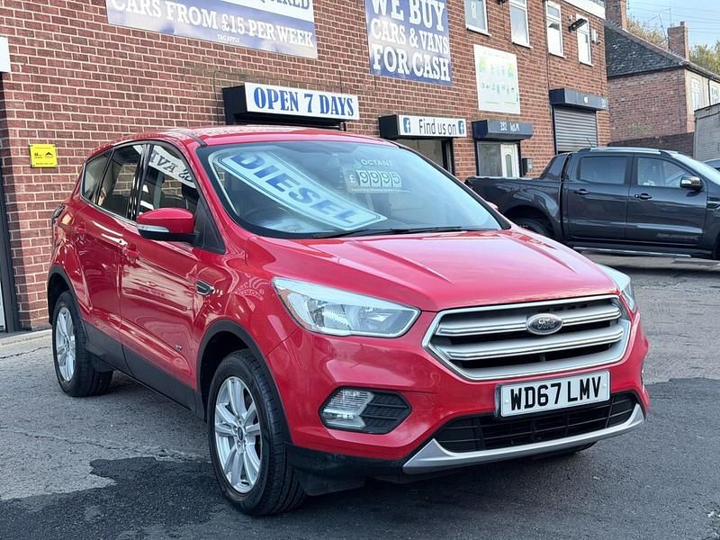 Red Used 2018 Ford Kuga Zetec SUV | £8,995 (Fair price) - Image 1/4