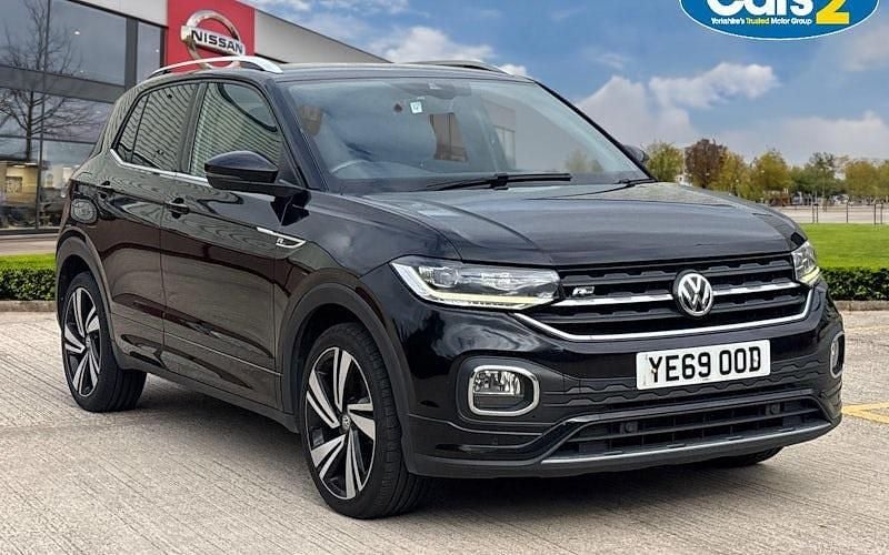 Black Used 2019 VW T-Cross R-line SUV | £13,290 (Fair price) - Image 1/4