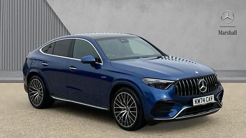 Blue Used 2024 Mercedes GLC43 AMG Premium Coupe | £65,668 - Image 1/4