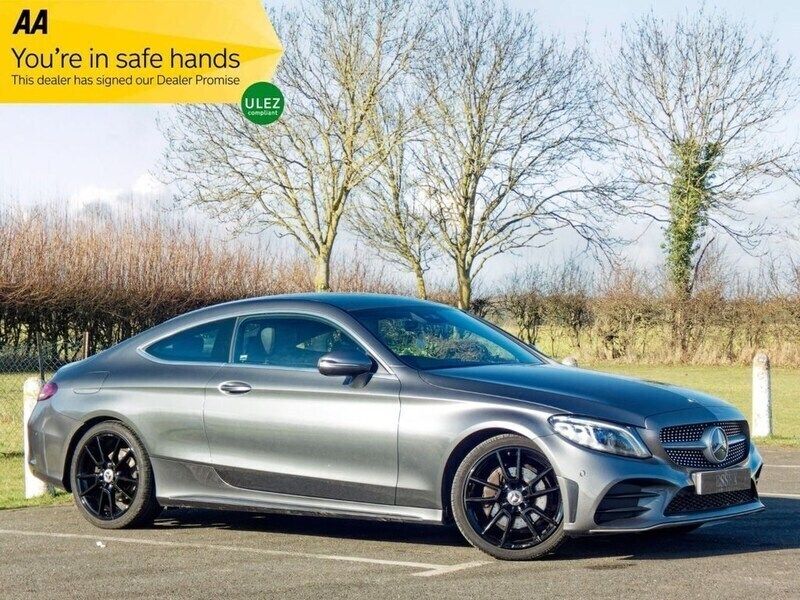 Grey Used 2019 Mercedes C200 AMG Line Premium Coupe | £16,995 (Fair price) - Image 1/4