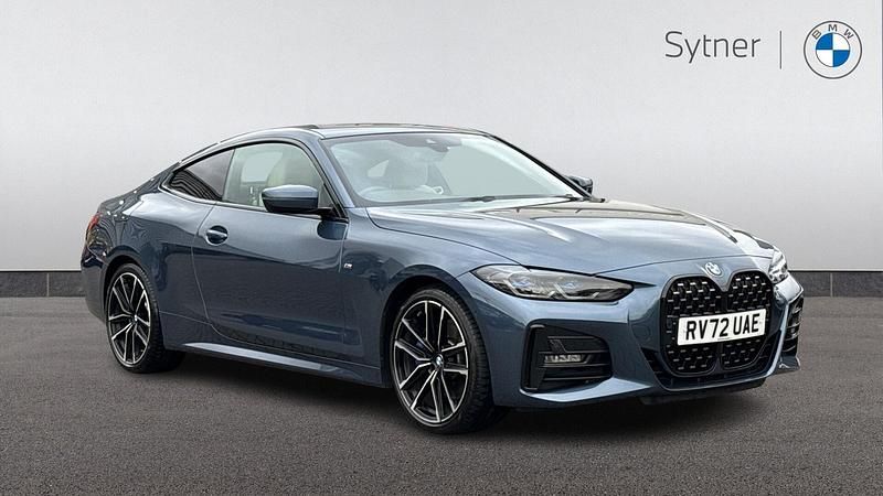 Blue Used 2022 BMW 420 M Sport Coupe | £32,500 (Expensive) - Image 1/4