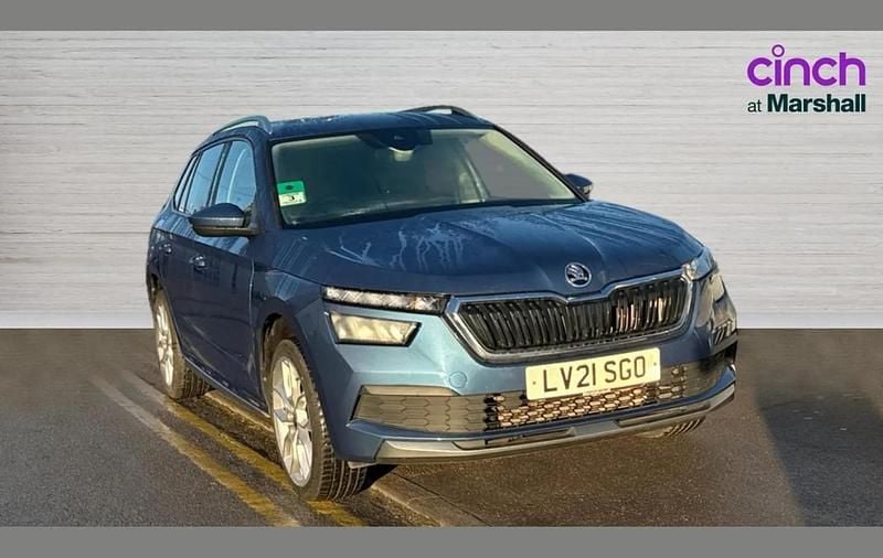 Blue Used 2021 Skoda Kamiq SE L SUV | £14,390 (Fair price) - Image 1/4