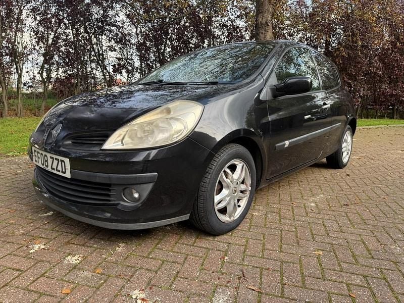 Black Used 2008 Renault Clio II Expression Hatchback | £975 (Good price) - Image 1/4