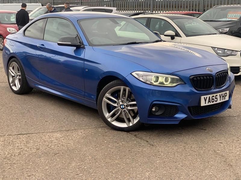 Blue Used 2015 BMW 218 M Sport Coupe | £7,499 (Good price) - Image 1/4