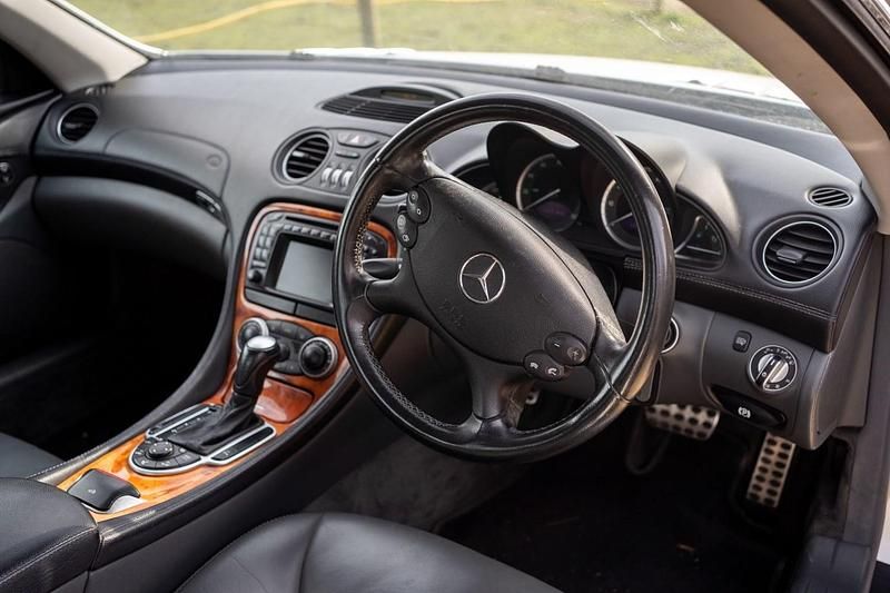 Used Mercedes SL500 302 HP (222 kW) 2005 Silver Cabriolet