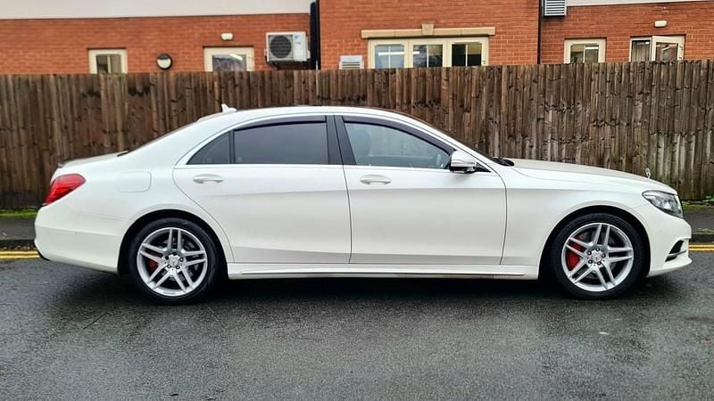 Used Mercedes S350L AMG line 2015 White Sedan