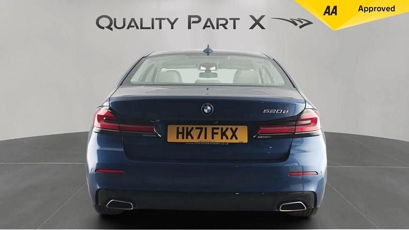 Used BMW 520 2021 Blue Sedan