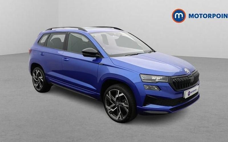 Used Skoda Karoq SportLine 150 HP (110 kW) 2025 Blue SUV