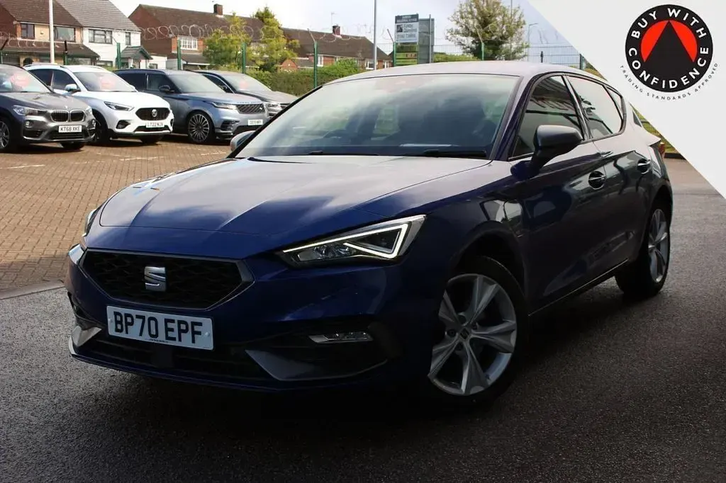 Used Seat Leon FR 204 HP (150 kW) 2020 Blue Hatchback