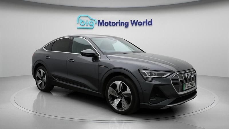 Grey Used 2022 Audi e-tron S-Line SUV | £23,100 (Good price) - Image 1/4