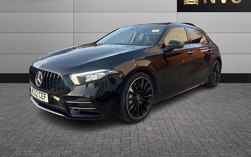 Used Mercedes A35 AMG Premium Plus 306 HP (225 kW) 2022 Black Hatchback