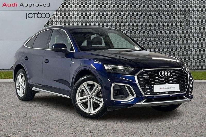 Blue Used 2022 Audi Q5 Sportback S-Line SUV | £31,333 (Fair price) - Image 1/4