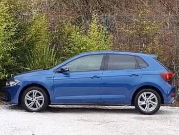 Used VW Polo R-line 95 HP (69 kW) 2023 Blue Hatchback