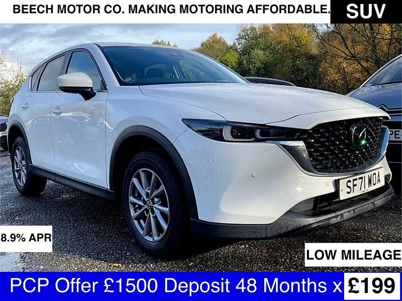 White Used 2022 Mazda CX-5 SUV | £15,990 (Super price) - Image 1/3