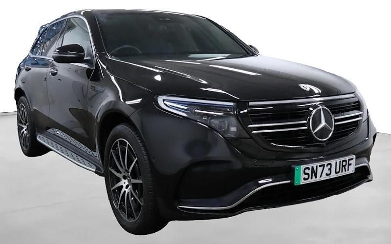 Black Used 2023 Mercedes EQC400 AMG line SUV | £30,850 (Fair price) - Image 1/3
