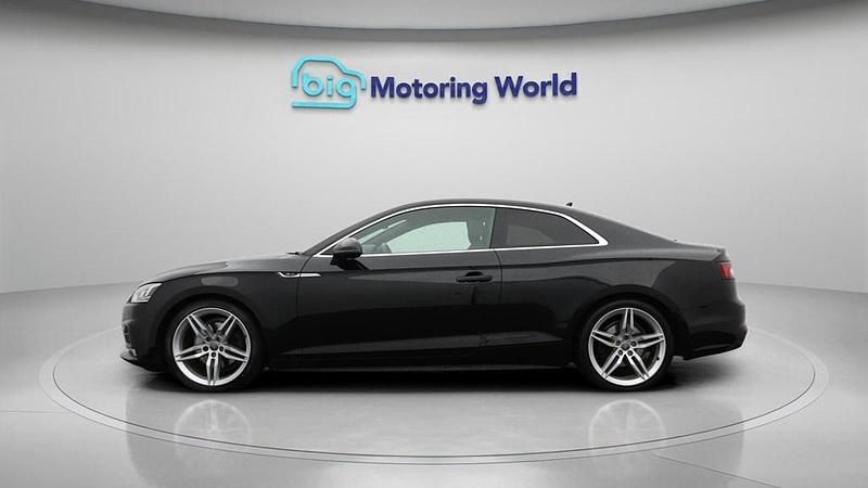 Used Audi A5 S-Line 150 HP (110 kW) 2019 Black Coupe