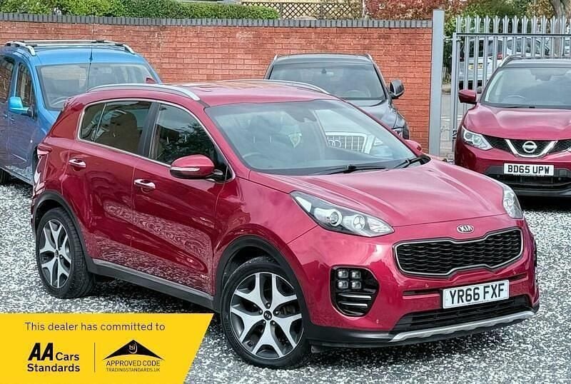 Red Used 2016 Kia Sportage GT-Line SUV | £12,990 (Fair price) - Image 1/1