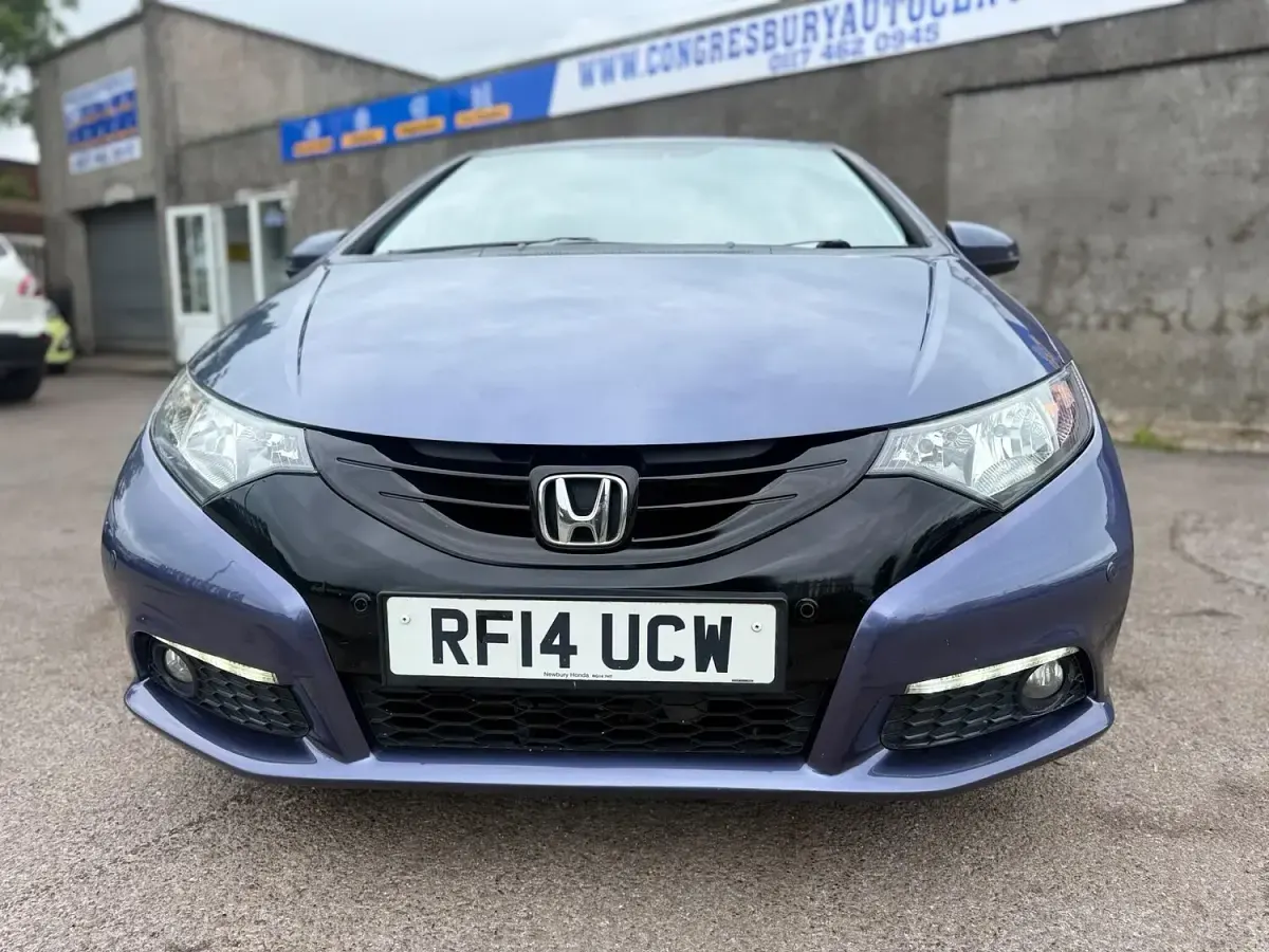 Used Honda Civic SE Plus 2014 Blue Hatchback