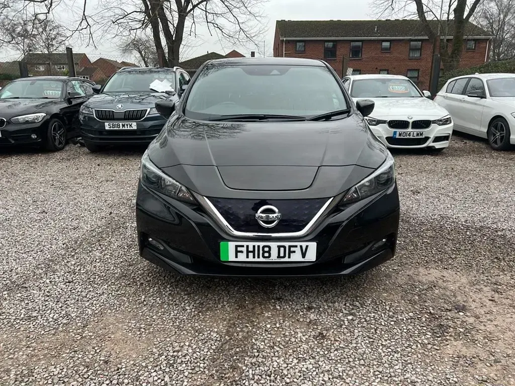 Used Nissan Leaf 110 kW (150 HP) 2018 Black Hatchback