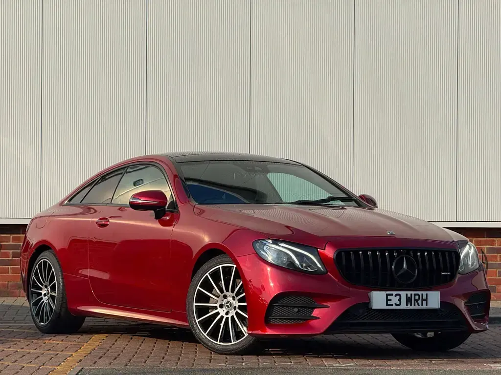 Used Mercedes E220 AMG Line Premium 2017 Red Coupe