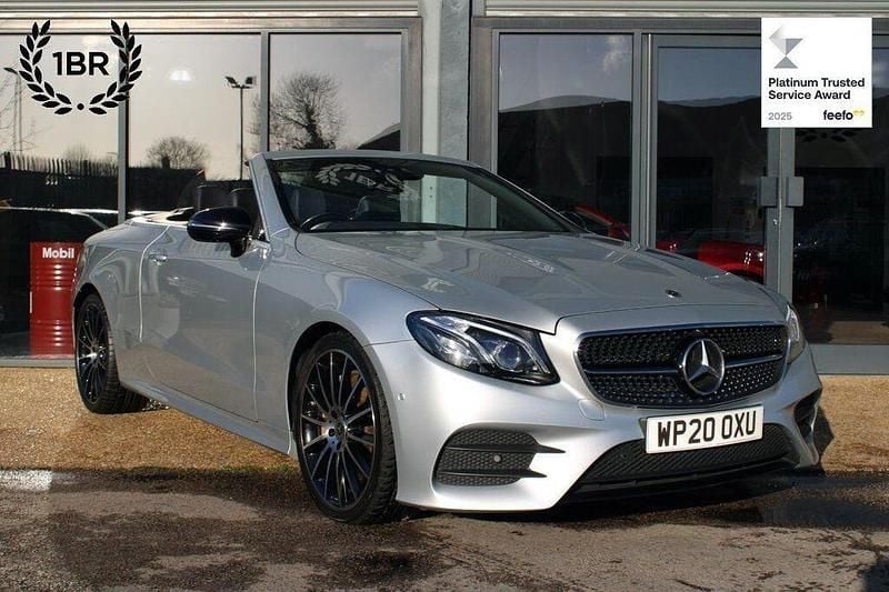 Used Mercedes E350 AMG Line Premium Plus 2020 Silver Cabriolet