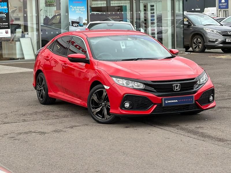 Used Honda Civic SR 126 HP (92 kW) 2019 Red Hatchback