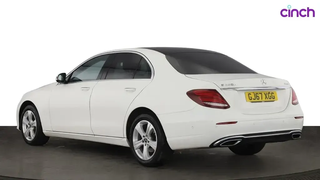 Used Mercedes E220 Premium 2017 White Sedan