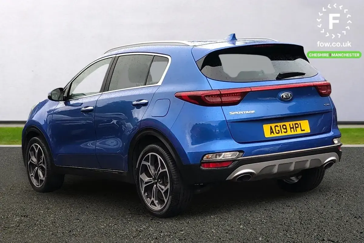 Used Kia Sportage GT-Line 177 HP (130 kW) 2019 Blue SUV
