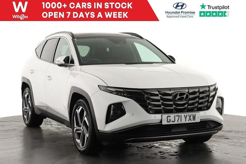 White Used 2021 Hyundai Tucson Ultimate SUV | £22,899 (Fair price) - Image 1/3