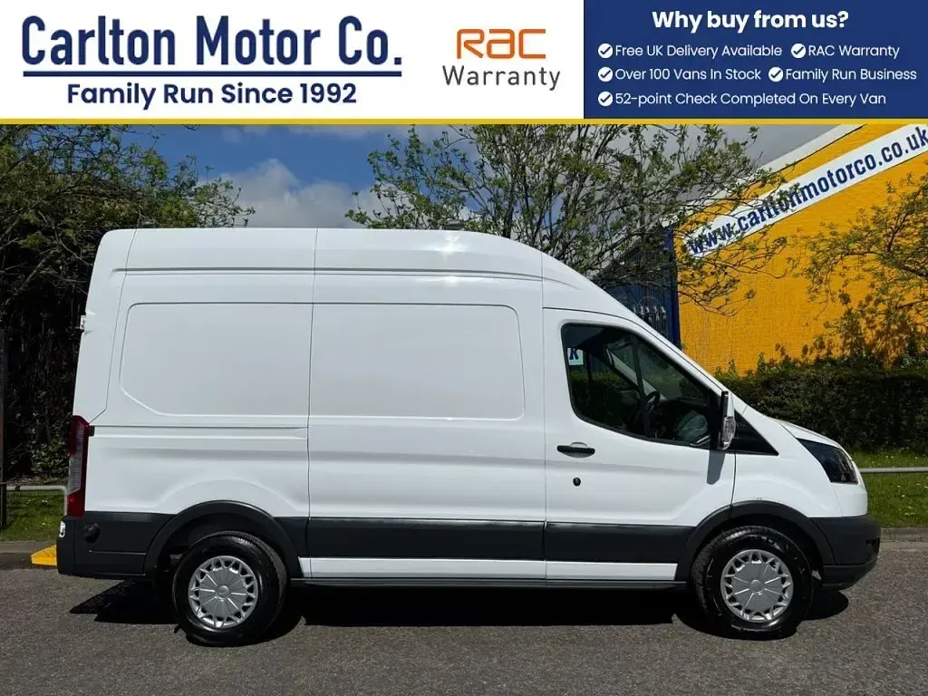 Used Ford Transit 130 HP (95 kW) 2018 White Van