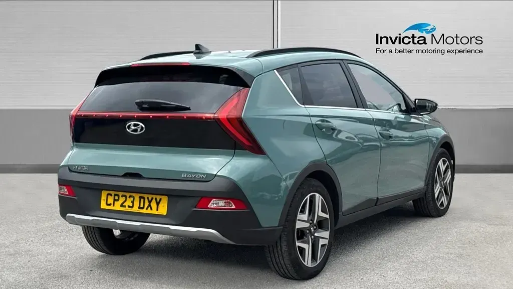 Used Hyundai Bayon Premium 120 HP (88 kW) 2023 Mangrove green pearl SUV