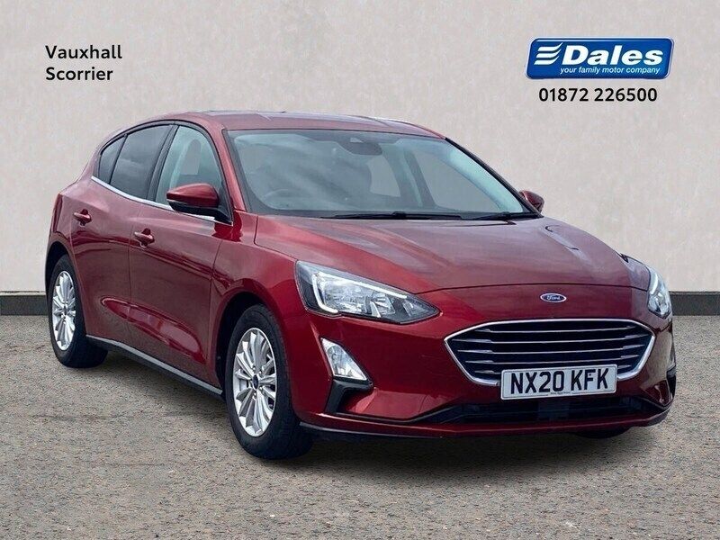 Red Used 2020 Ford Focus Titanium Hatchback | £13,995 (Fair price) - Image 1/1