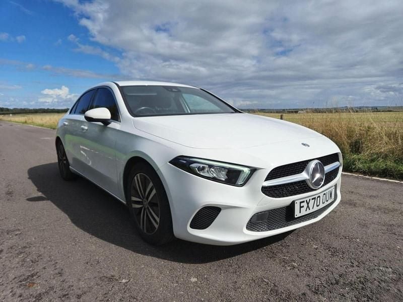 White Used 2020 Mercedes A180 Sedan | £12,995 (Good price) - Image 1/4