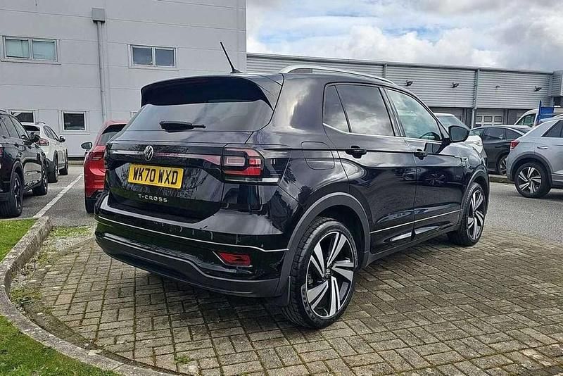 Used VW T-Cross R-line 150 HP (110 kW) 2020 Black SUV