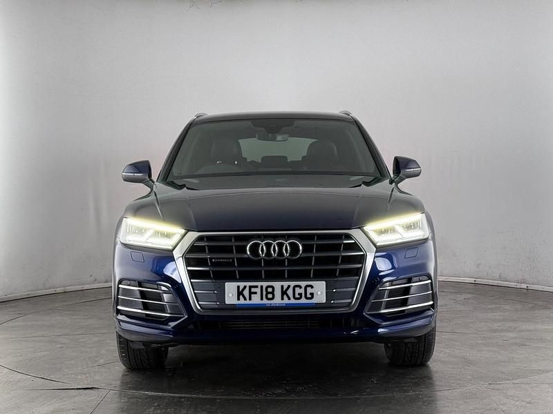 Used Audi Q5 S-Line 252 HP (185 kW) 2018 Blue SUV