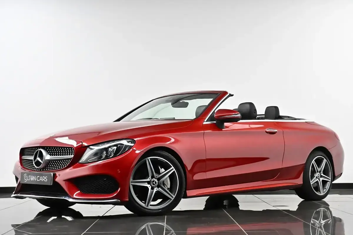 Used Mercedes C250 AMG Line Premium Plus 2017 Red Cabriolet